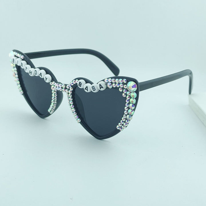 Decorative Birthday-Themed Fashion Sunglasses Bowlift