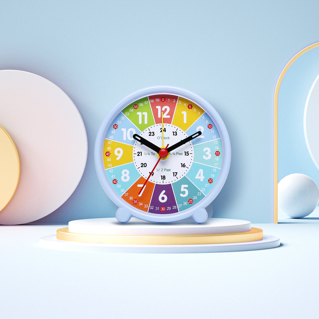 Table clock with bright colors Bowlift