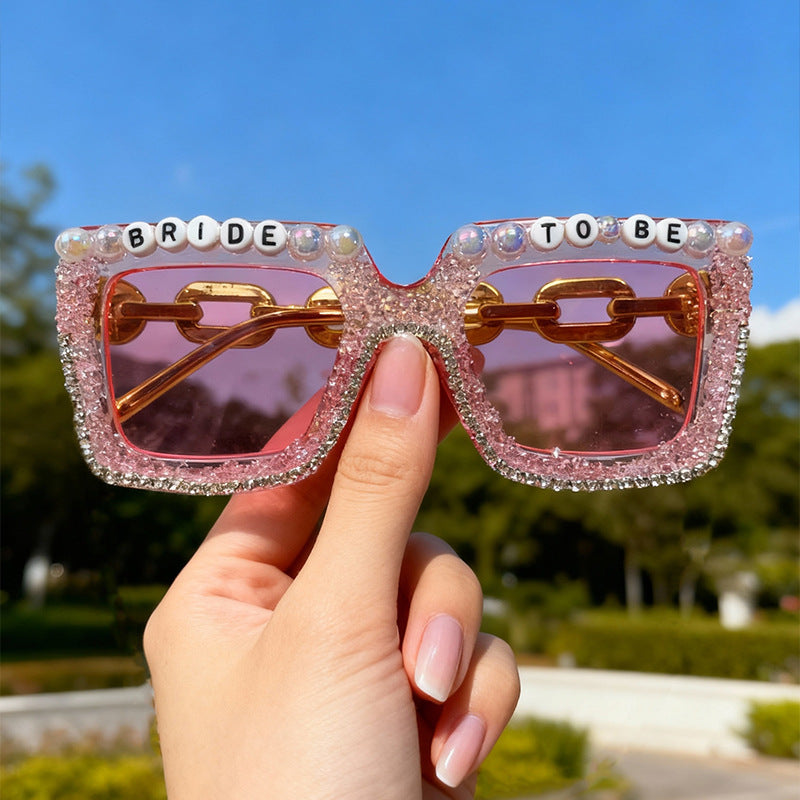 Decorative Bridal Theme Sunglasses Bowlift
