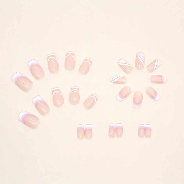 Modern Geometric Nail Art Bowlift