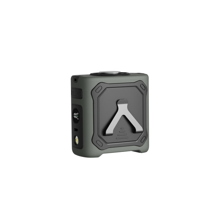 Unisex portable power bank with LED flashlight, SOS mode, folding stand, and digital battery display Bowlift