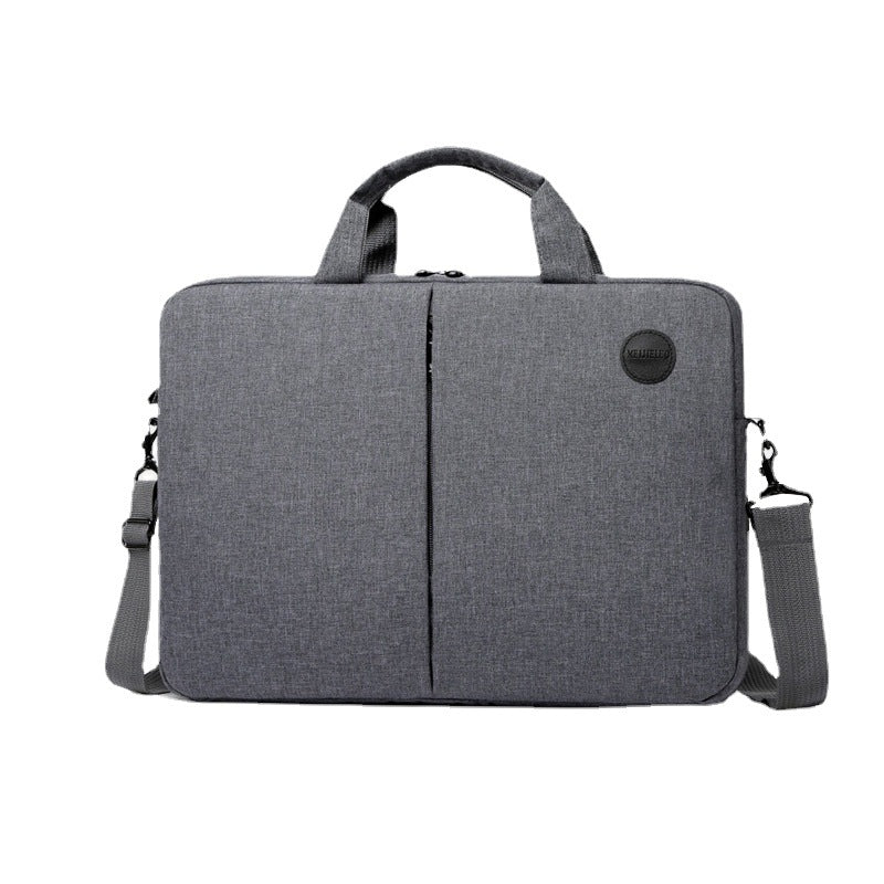 Padded Laptop Briefcase with Detachable Shoulder Strap and Front Organizer Bowlift