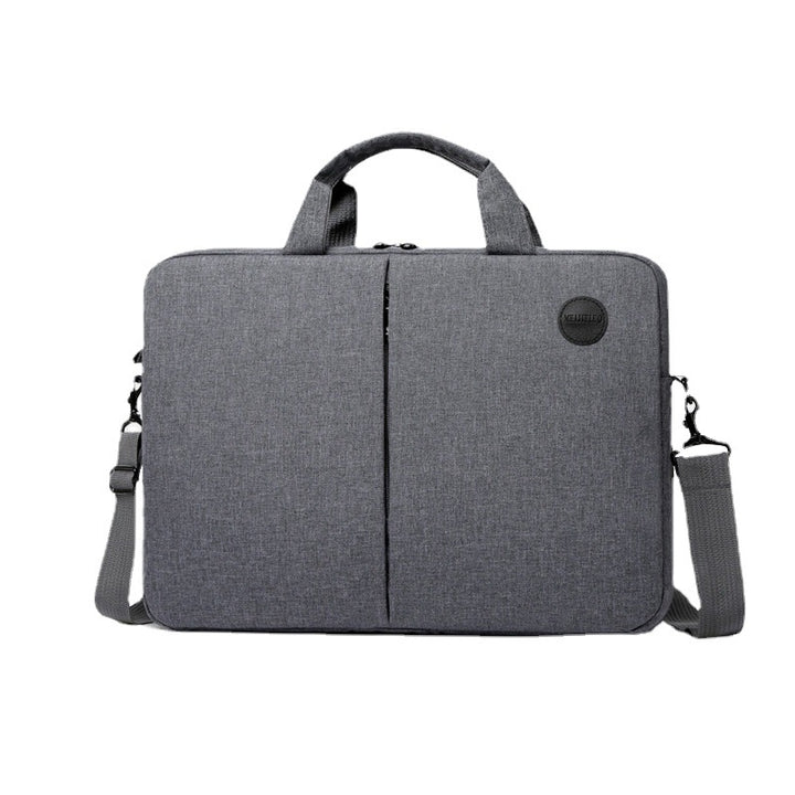 Padded Laptop Briefcase with Detachable Shoulder Strap and Front Organizer Bowlift