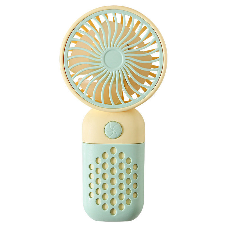Ladies Portable Handheld Fan with Spray Function Bowlift