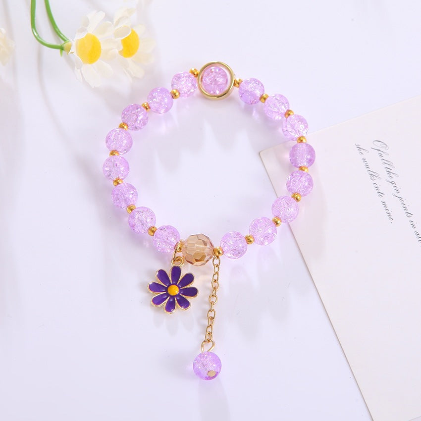 Elegant bracelet with flower pendant Bowlift