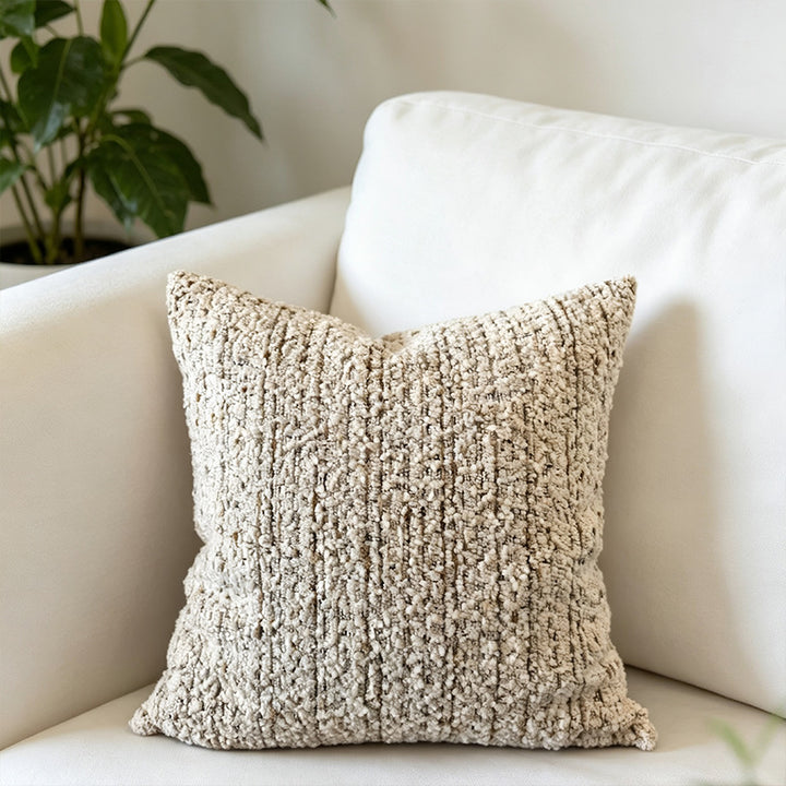 Textured Jacquard Decorative Cushion