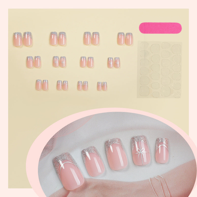 Chic Decorative Press-On Nail Set Bowlift 1788495535