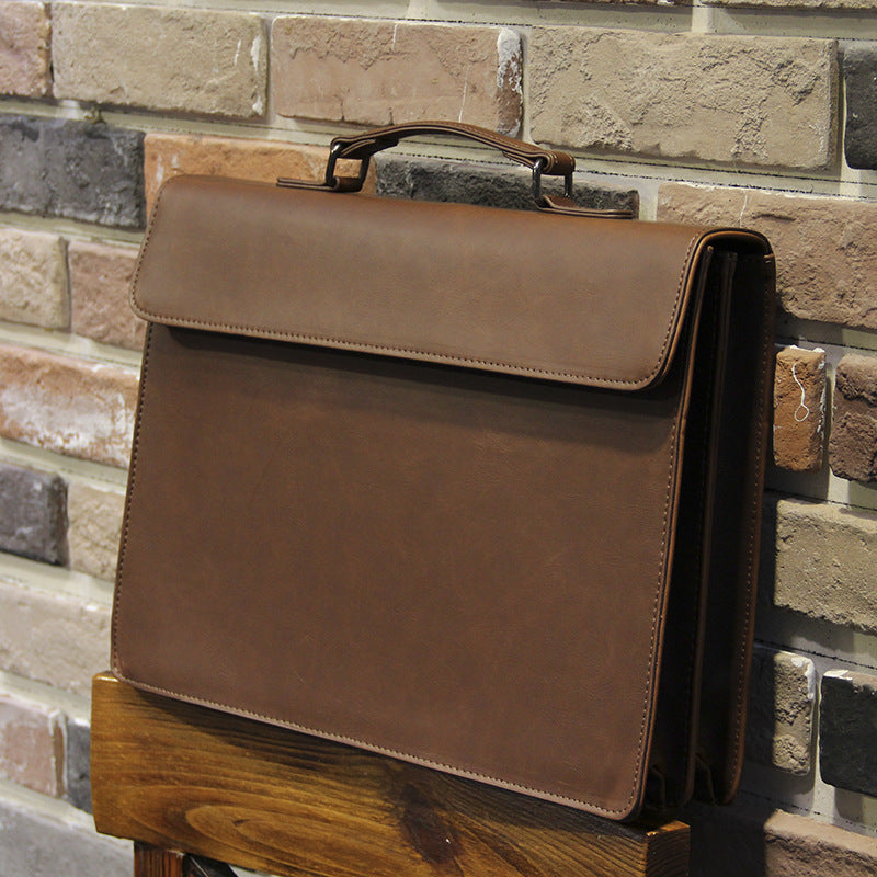 Briefcase Made of High-Quality Synthetic Leather Bowlift