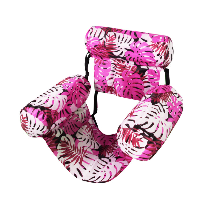 Women Portable Beach Lounge Chair with Neck Support Bowlift