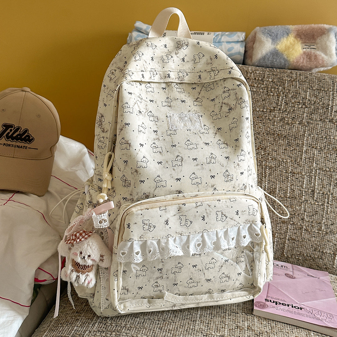 Cute Embroidered Backpack