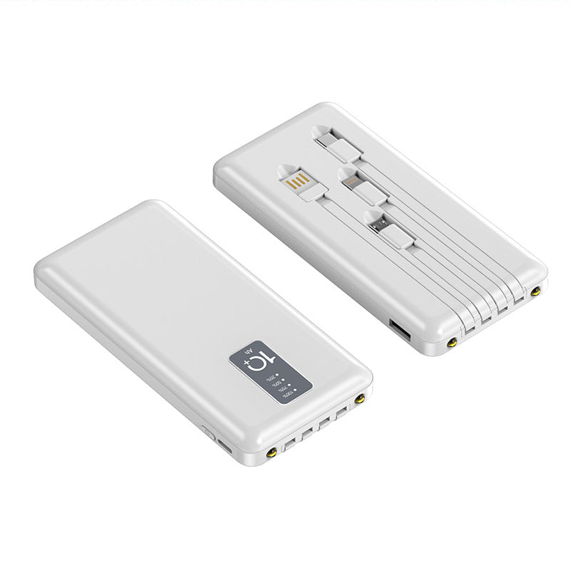 Multifunctional External Charger with Integrated Cable Management Bowlift
