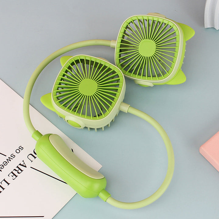 Women's Portable Neck Fan with Flexible Mounting System Bowlift