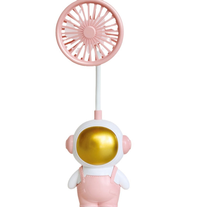 Unisex Fun Hand Fan in Astronaut Design Bowlift