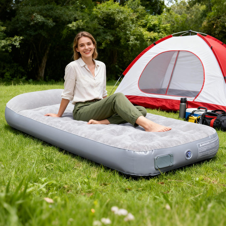 Ladies Inflatable Comfort Mattress with Ergonomic Head Support Bowlift