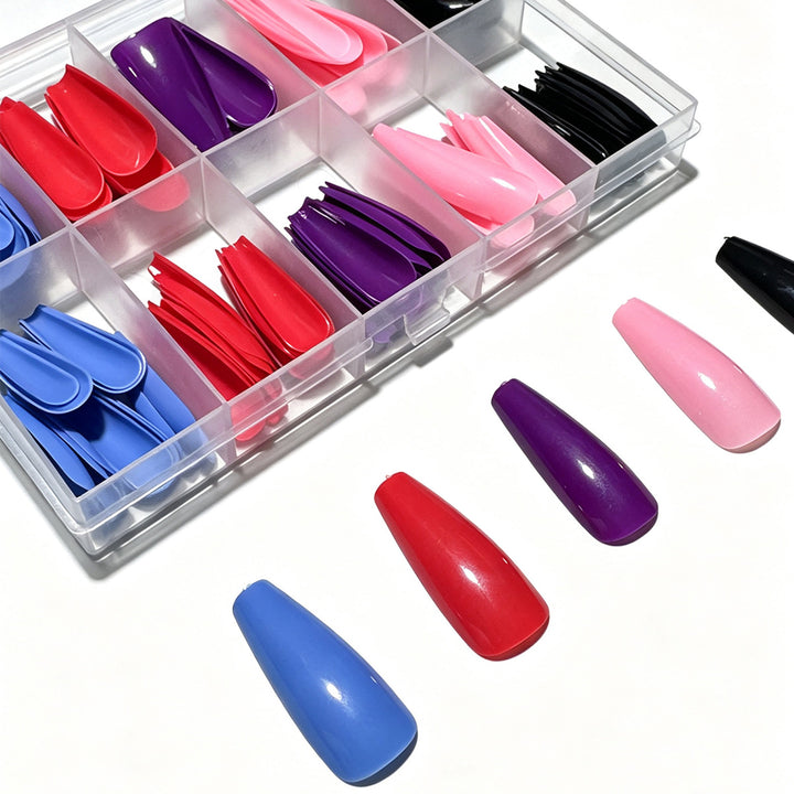 Gradient French Tip Press-On Nail Set Bowlift