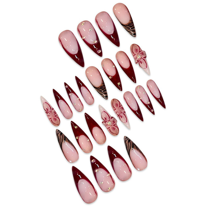 Premium Abstract Nail Art Extensions Bowlift