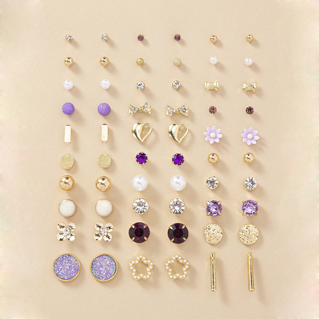 Earring set with versatile motifs Bowlift