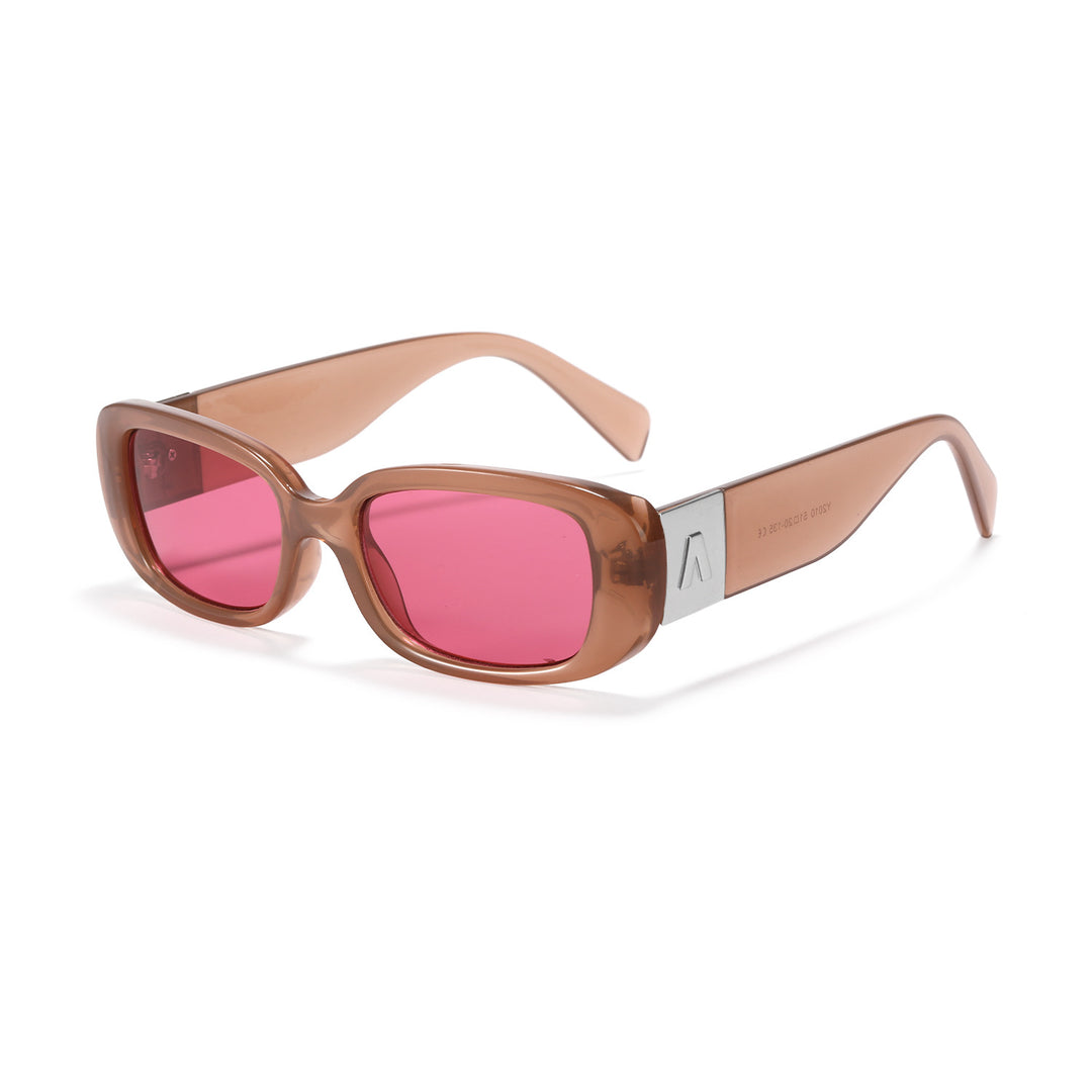 Ladies stylish square sunglasses with modern plastic frame Bowlift