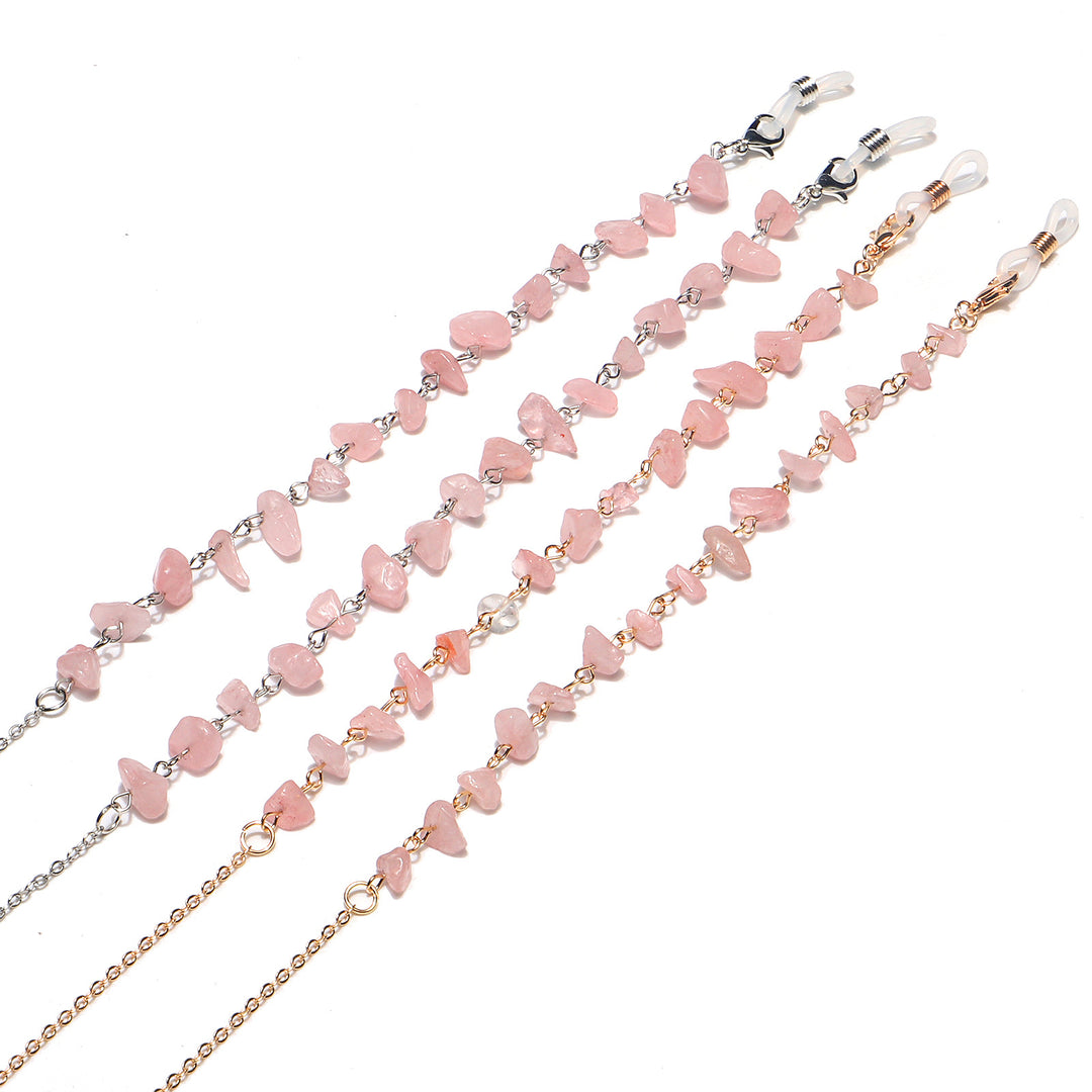 Natural Crystal Eyewear Chain Bowlift