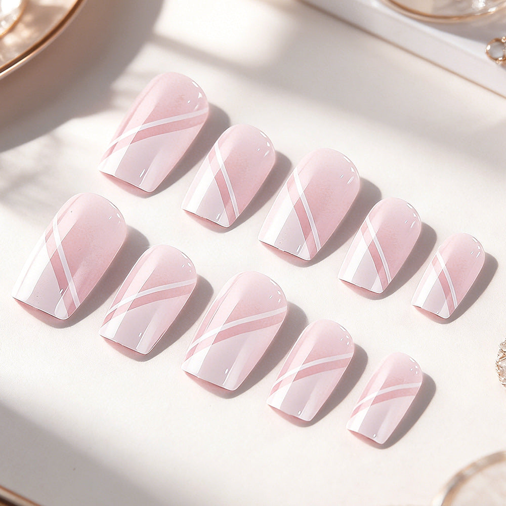 Elegantly Designed Geometric Nail Art Set Bowlift