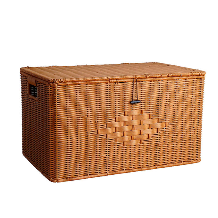 Women rectangular laundry basket made of woven material Bowlift