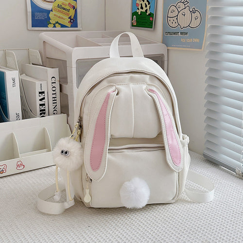 Cute Bunny Ear Mini School Backpack