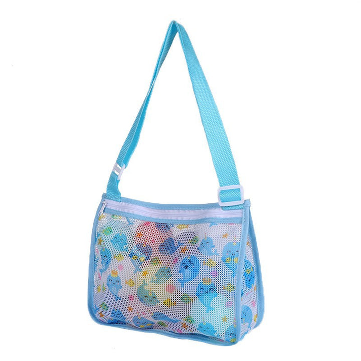 Mesh Beach Bag with Practical Zipper Bowlift