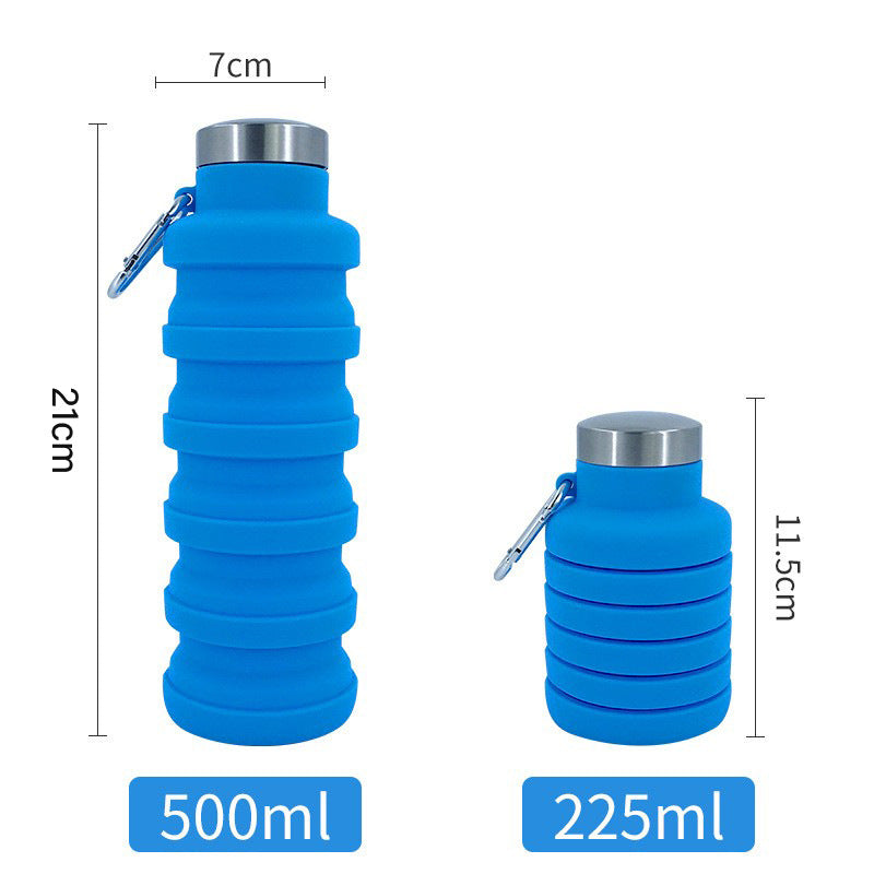 Women collapsible silicone drinking bottle Bowlift