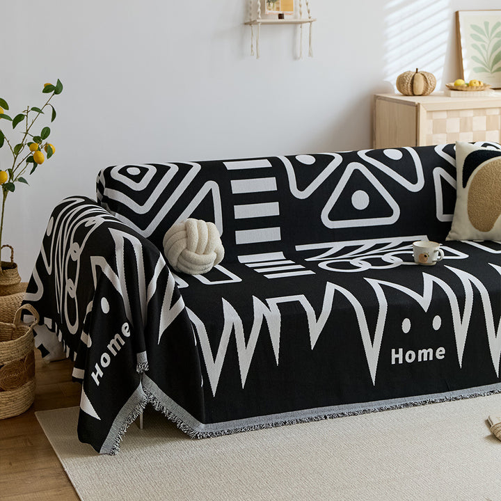 Abstract Pattern Decorative Throw Blanket