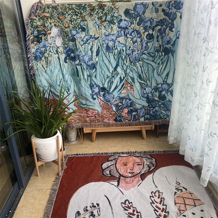 Artistic Graphic Throw Blanket