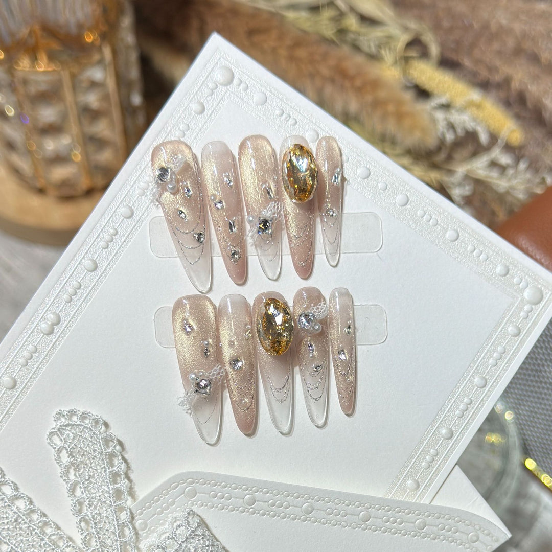 Luxury Decorative Nail Art Bowlift