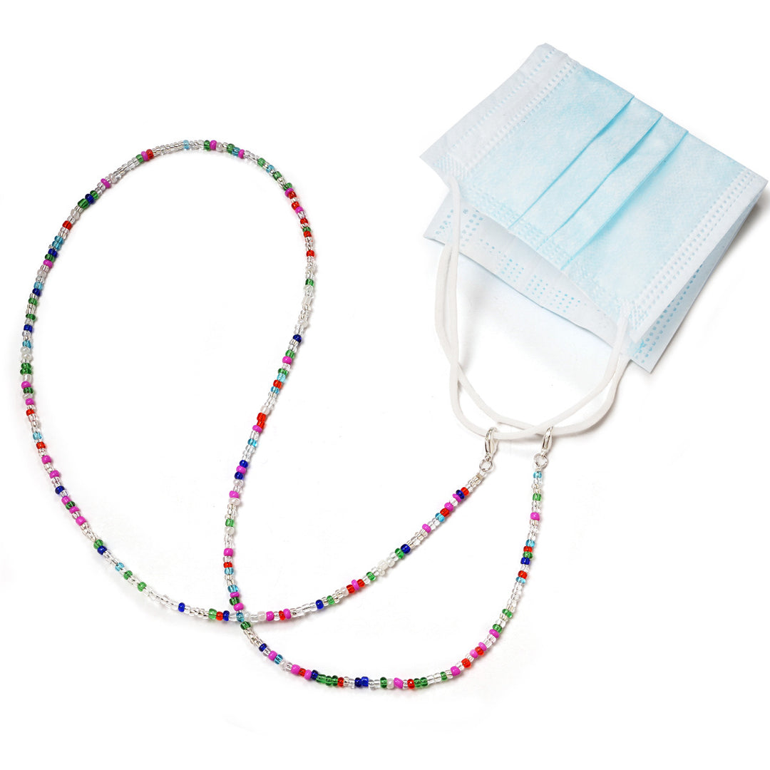 Colorful Artisan Beaded Eyewear Chain Bowlift