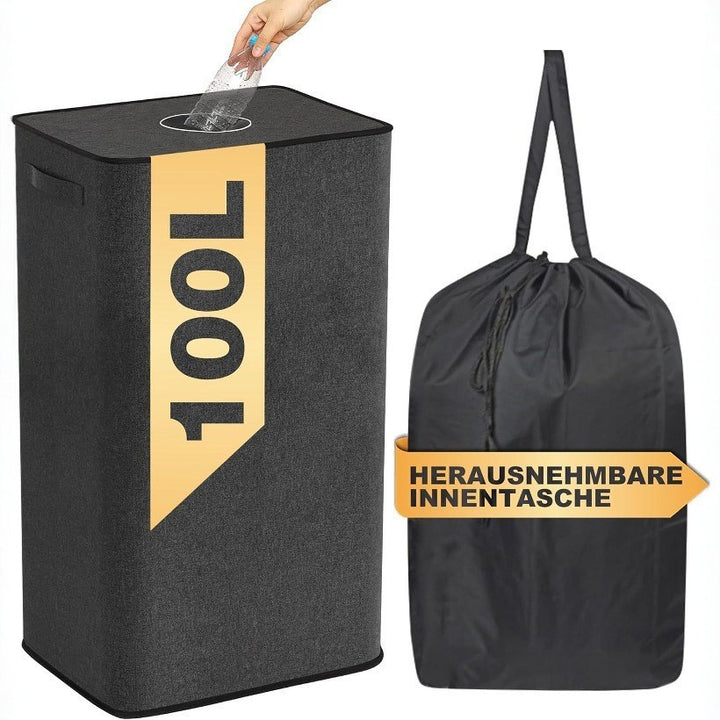 Laundry basket with removable inner bag Bowlift