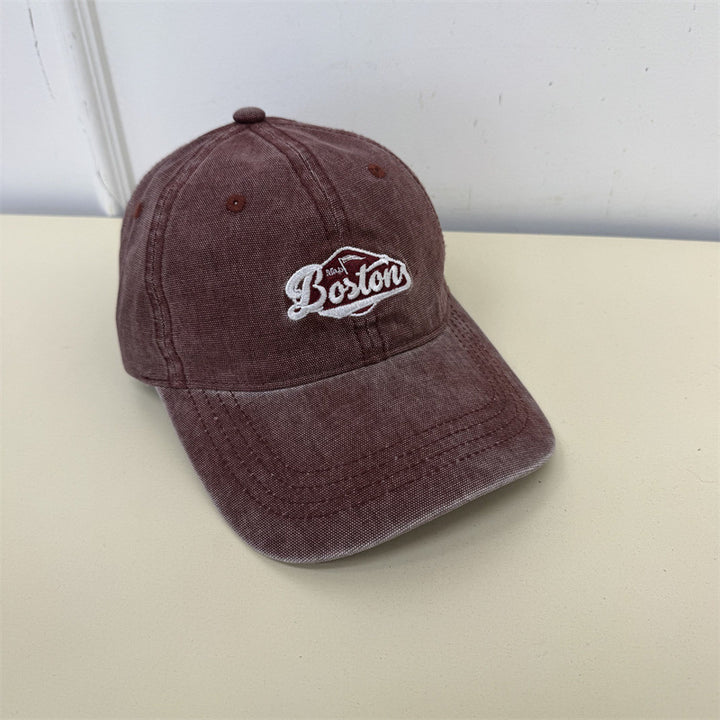 Unisex Vintage-Inspired Embroidered Baseball Cap Bowlift