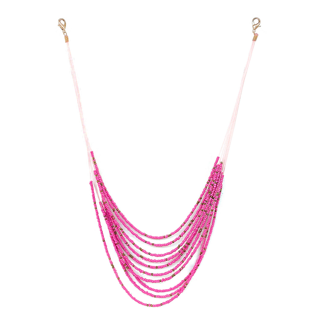Multi-Strand Beaded Necklace Bowlift