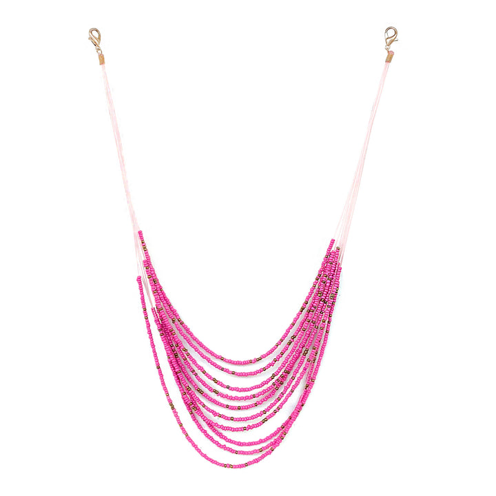 Multi-Strand Beaded Necklace Bowlift