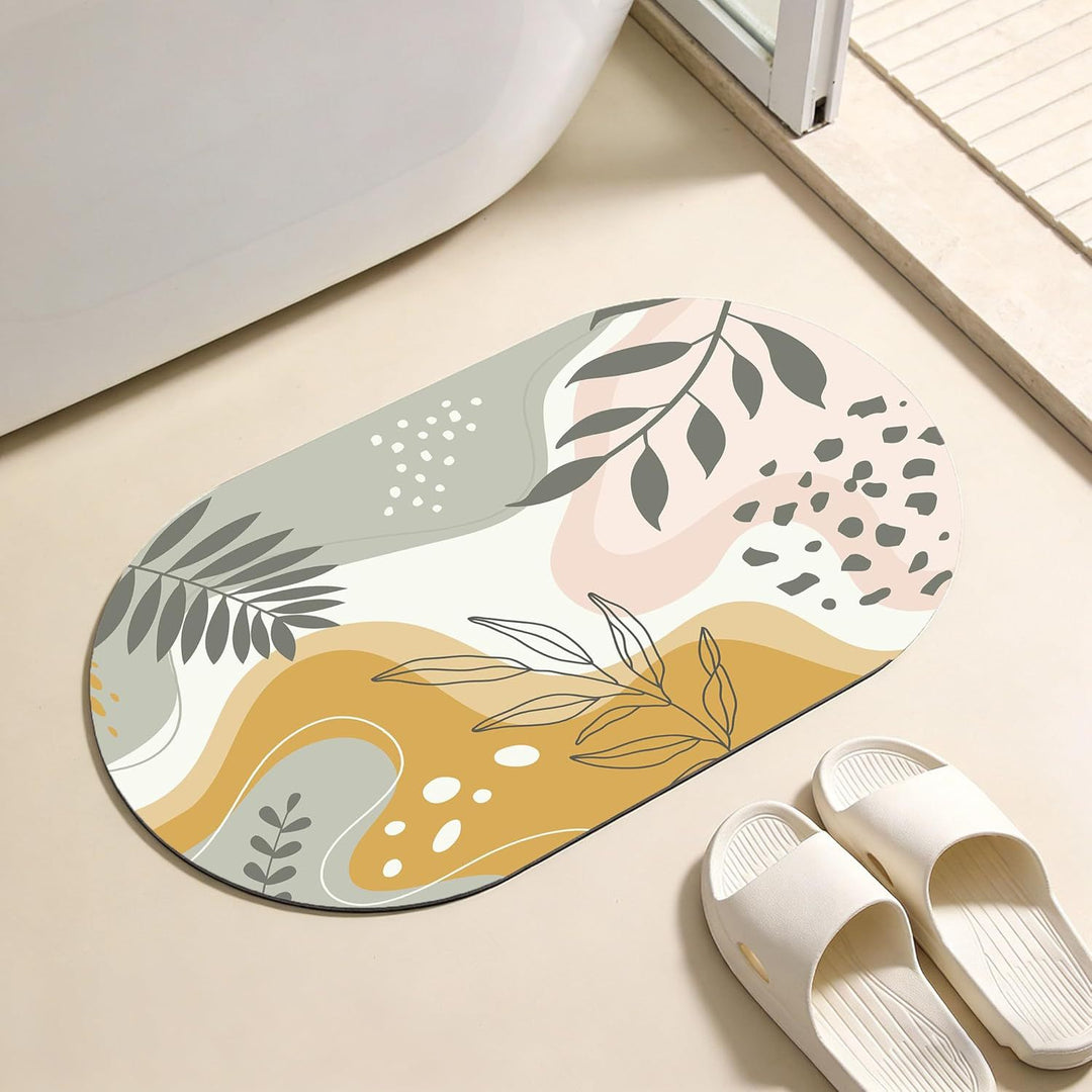 Leopard Print Bathroom Mat