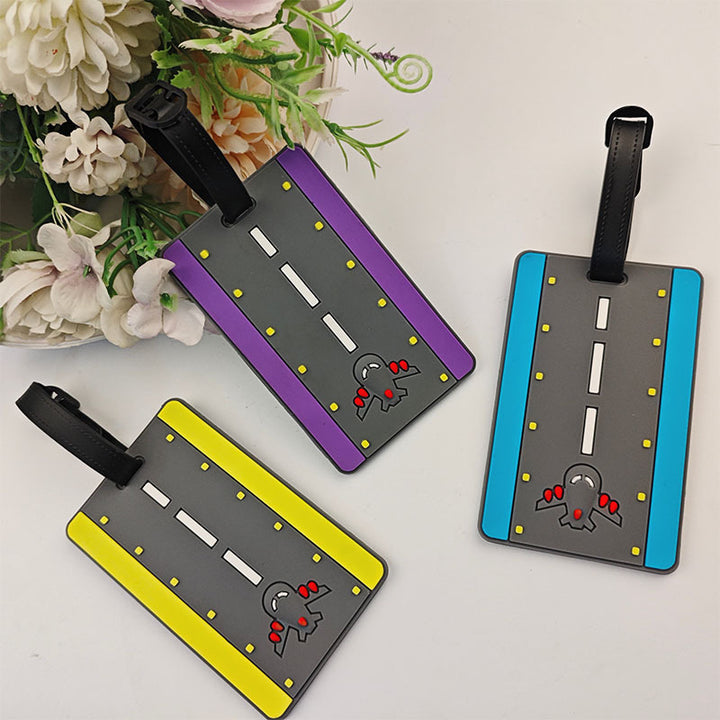 Unisex Roadway-Themed Luggage Tag Bowlift
