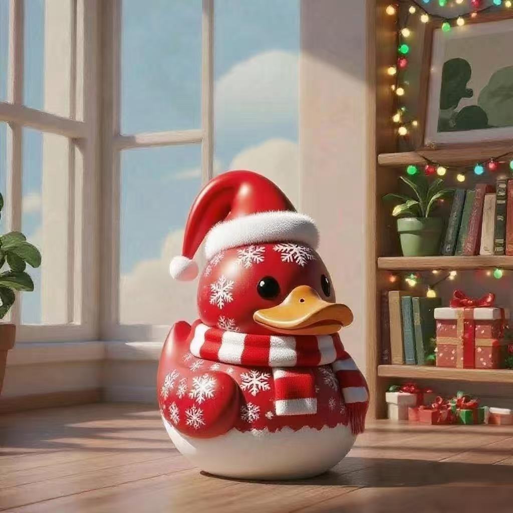 Santa Claus Rubber Duck Bowlift