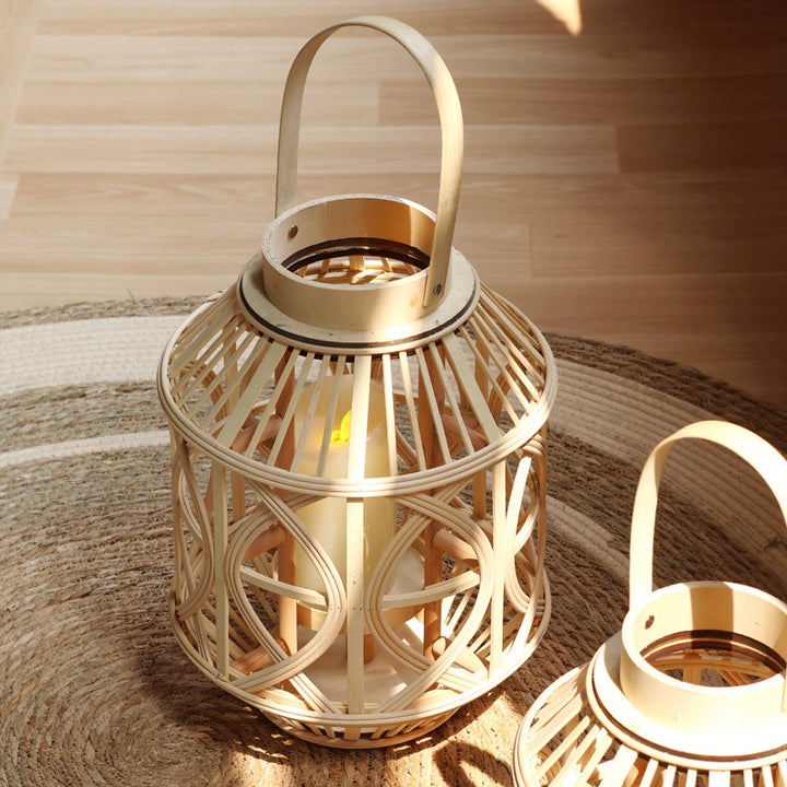 Decorative Rattan Pendant Lamp Bowlift