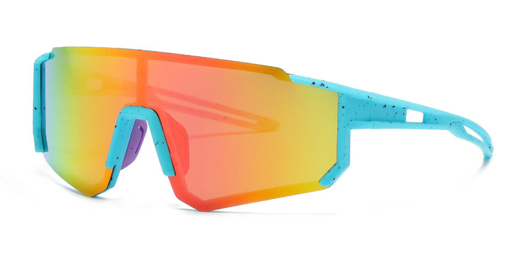 Unisex nan sporty visor sunglasses with polarized shatterproof polycarbonate lenses Bowlift