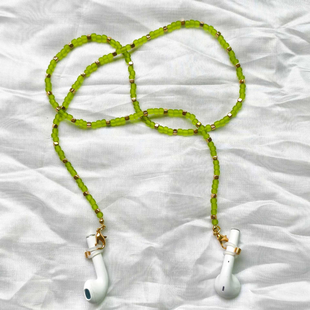 Fashionable Glasses Holder Chain Made of Colorful Beads Bowlift
