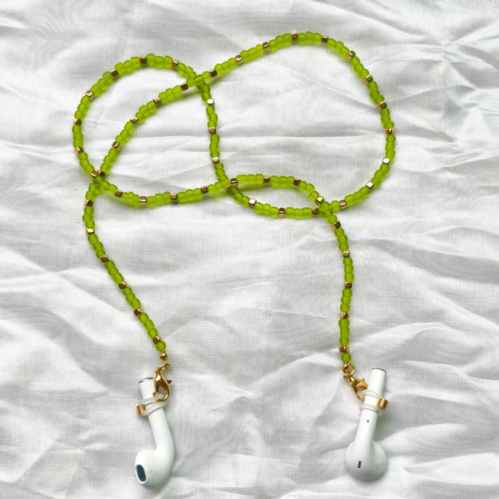 Fashionable Glasses Holder Chain Made of Colorful Beads Bowlift