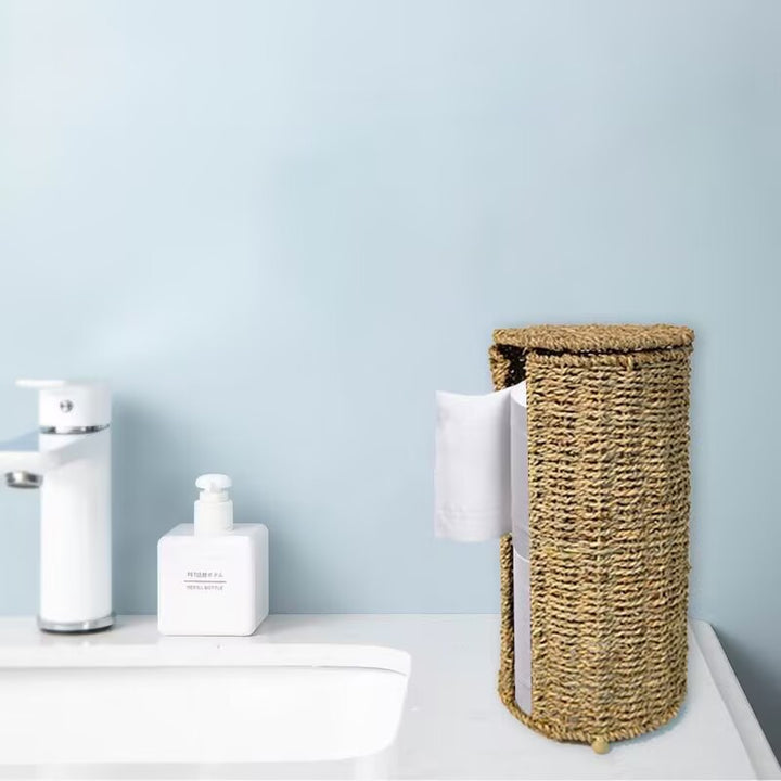 Women Multifunctional Rattan Storage Basket Bowlift