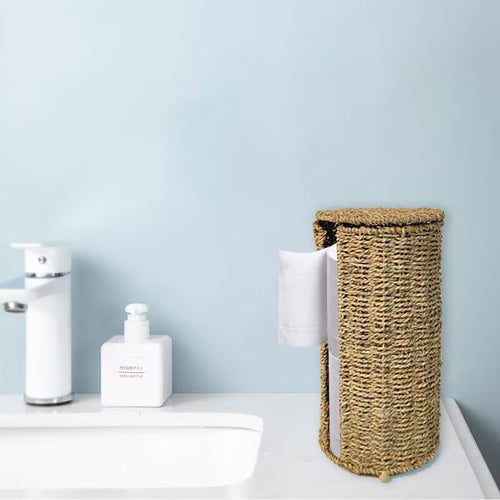 Women Multifunctional Rattan Storage Basket Bowlift