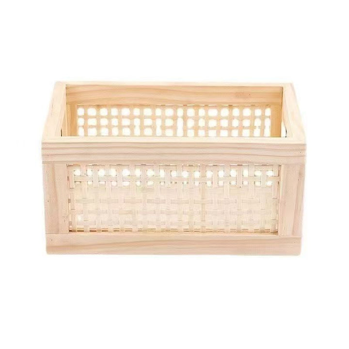 High-quality storage basket with rattan details Bowlift