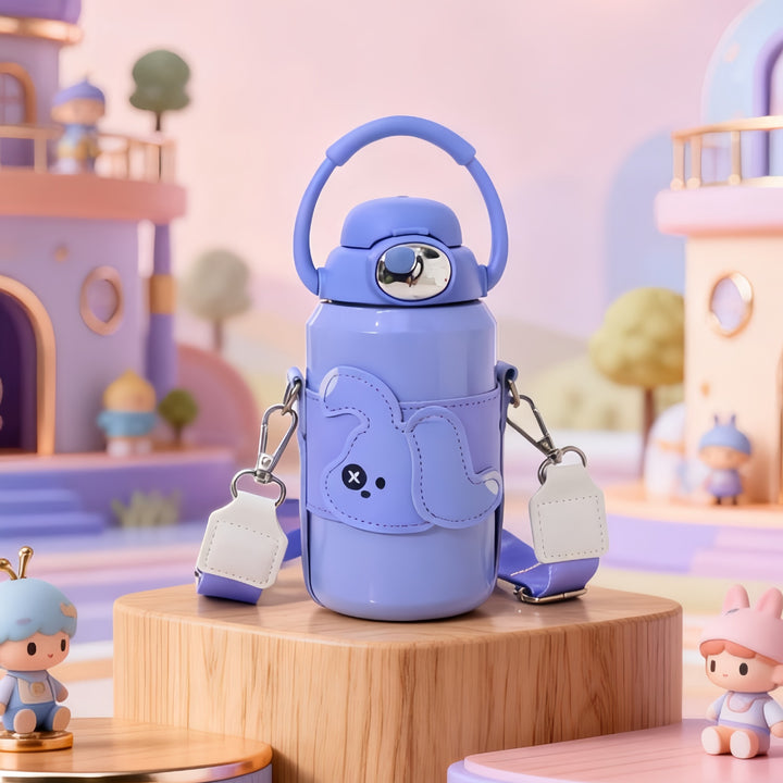 Insulated drinking bottle with cute bunny motif Bowlift