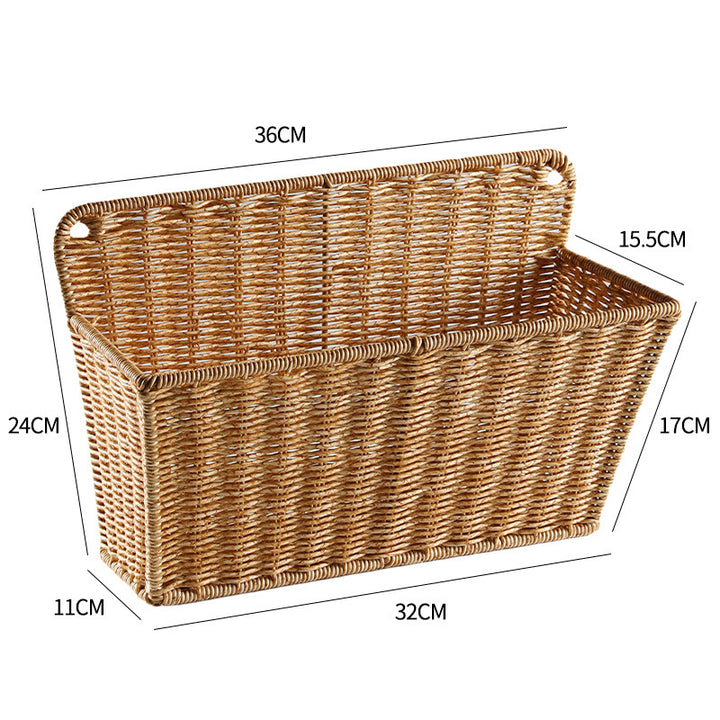 Unisex storage basket with rounded edges and practical handles Bowlift