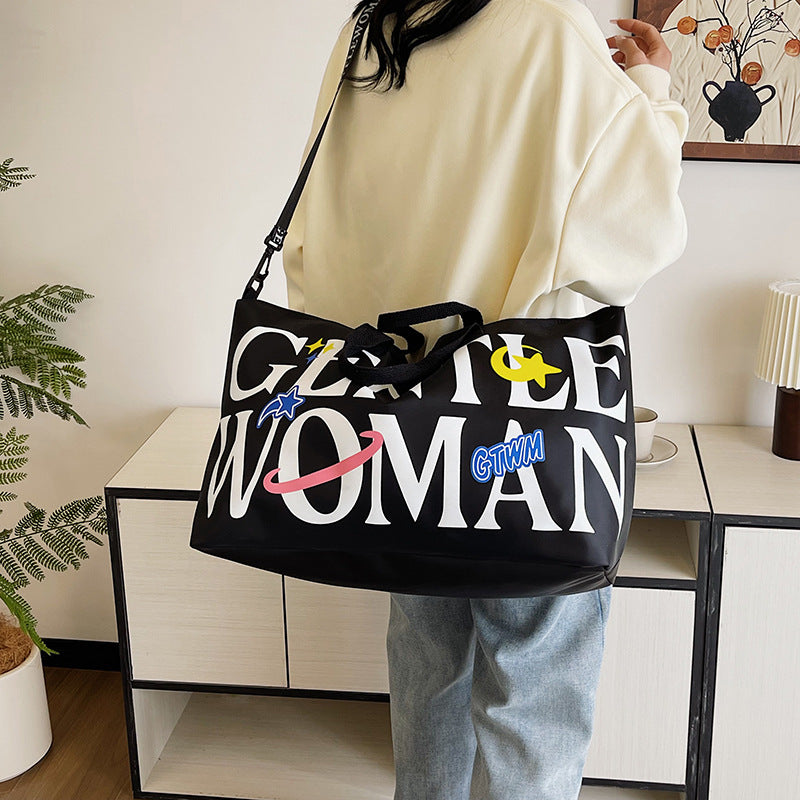 Trendy Graphic Tote Bag Bowlift