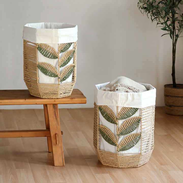 Storage basket with plant design Bowlift
